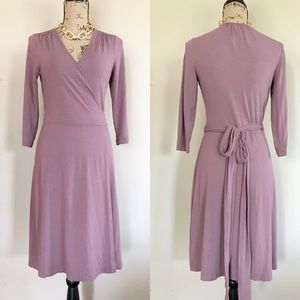 {Banana Republic} wrap midi dress